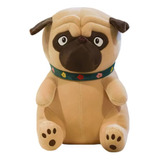 Peluche Perro Suave Felpa Perrito Pug Para Regalo 35cm