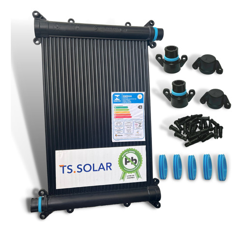 Kit Aquecedor Solar 5 Placas 4m + Kit Fechamento Ate 8000 L