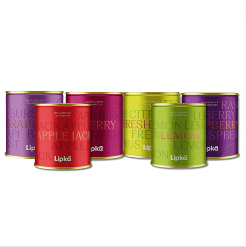 Pack 4 Latas Aromáticas Lipka