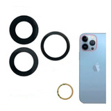 Kit 3 Vidro Lente Camera Traseira iPhone 13 Pro Reposição