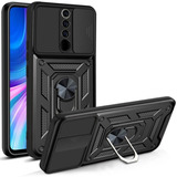 Funda Rígida C/anillo Y Tapa Para Xiaomi Redmi Note 8 Pro