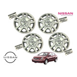  4 Tapónes Tapa Rín Polvera Sentra 2010 2011 2012 Nissan