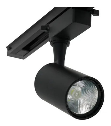 Spot Para Trilho Eletrificado Preto Led 20w Luz Frio