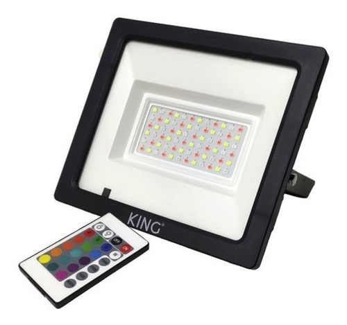 Reflector Led Rgb 50w King Con Control Remoto