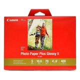 Canon Papel Fotográfico Plus Glossy Ii Pp-301 4x6 400 Hojas Color Blanco