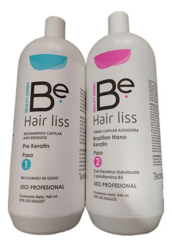 Keratina Hair Liss Original Ltr - mL a $58