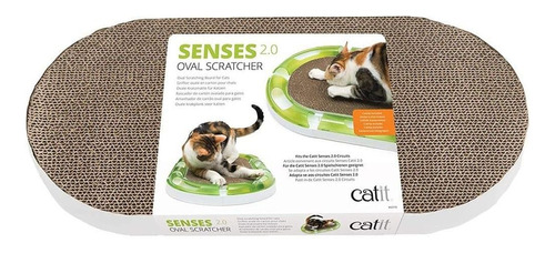 Catit Rascador Ovalado C/catnip - Compatible Circuito Senses