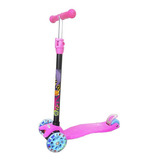 Patinete Infantil Com Luzes - Rosa