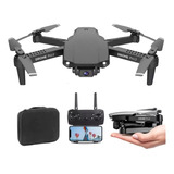 Drone Profissional E88 Pro Dual Câmera 4k Com Case + Brinde