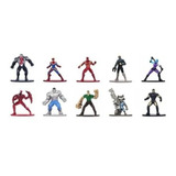 Nano Metalfigs Marvel 10 Piezas Iron Man Venom Hulk Carnage 