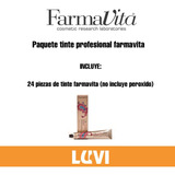 Paquete De Tinte Profesional Farmavita 100ml (24 Piezas)