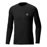 Camiseta Remera Termica Hombre Black Rock Negro Invierno