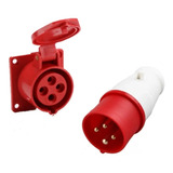 Conector Industrial 32a 3 Fases Juego Completo Mod: Pa66