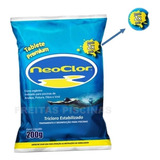 Kit 100 Pastilhas De Cloro Neoclor Tablete Premium Piscinas