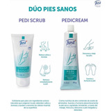 Kit Pies Sanos Pedicream Y Pediscrub Swiss Just + Sachet