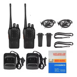 2 Radio Transmisor Vigilancia Walkie Talkie Baofeng Segurida