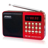 Mini Radio De Bolsillo Fm, Usb, Micro Sd Recargable   