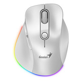 Mouse Genius Ergo 9000s Pro Blanco Perla          