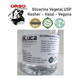 Glicerina Vegetal Bi-destilada Usp Kosher Halal 100% 4l