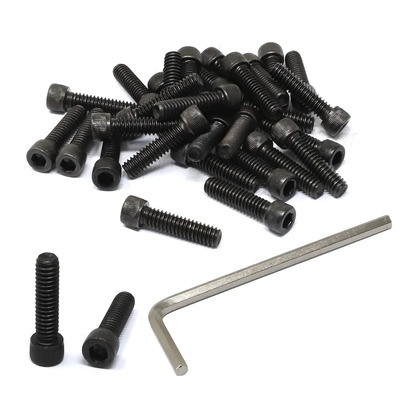 25 Tapones De Cabeza Hexagonal De Acero De Aleación De 12,9