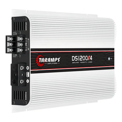 Amplificador Taramps Ds 1200x4 1200w 2 Ohmios Audio Entrada Rca Potencia Full Rango Puente 4 Ohmios Gama Completa Ds 1200x4 Estéreo 1200rms Ds1200 4 Canales Sonido Automotriz Open Show | Meses sin interés
