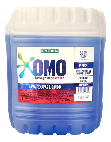 Detergente Líquido Omo Profissional Lavagem Perfeita 7l