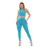 Conjunto Lulli Feminino Acedemia Fitness Yoga Pilates