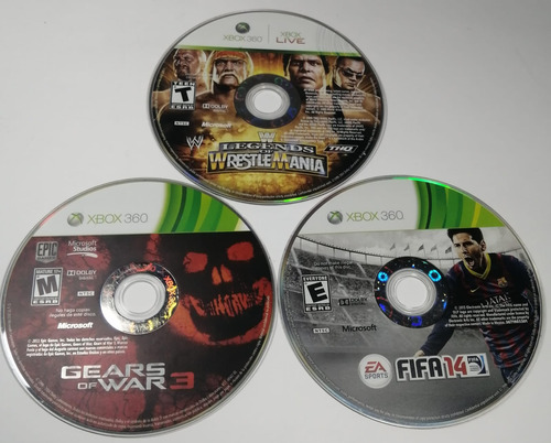Pack 3 Juegos Xbox 360; Gears Of War 3, Fifa 14, Legends 