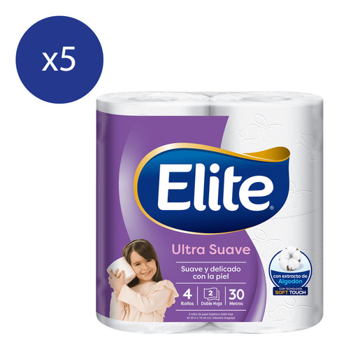 Pack Papel Higiénico Elite Ultra Soft Touch