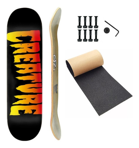 Shape Skate Creature 8.5 Powerlyte + Lixa Emborrachada 