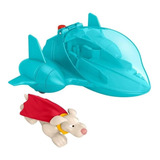 Muñeca Fisher Price Krypto Super Launch Vehicle, Hgl18