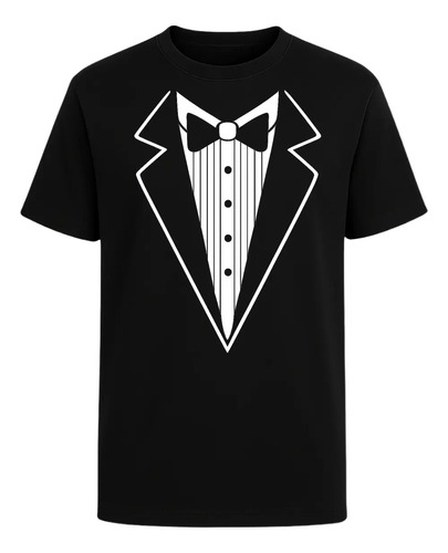 Playera Disfraz Smoking Infantil Escolar O Halloween