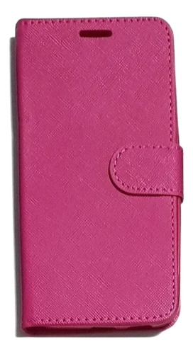 Funda Estuche Agenda Para Samsung Flip Cover Librito Fucsia