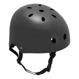 Capacete Bike Bmx Skate Patins Reforçado Com Regulagem Preto