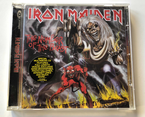 Iron Maiden Lote 2 Cd Number Of The Beast & Piece Of Mind