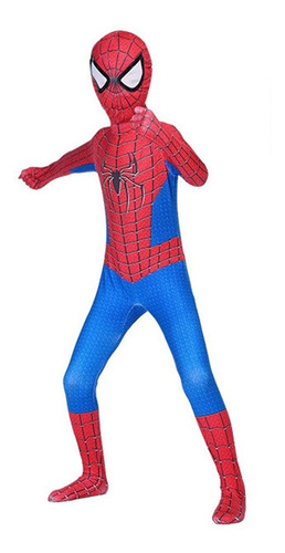 Disfraz Superhéroe Spider Niño Traje Cosplay Héroes Fiestas