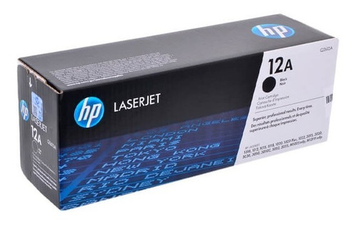 Toner Hp 12a Negro Para Laserjet 1010/1015/3015/m1005