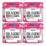 4x Colágeno Hidrolisado C/ Vitamina C - 150g - Profit Labs