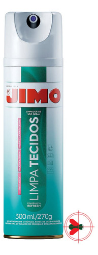 Aerossol Limpa Tecidos Jimo Automotivo E Doméstico 300ml