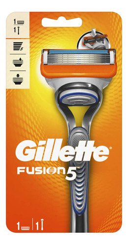 Gillette Fusion Maquina De Afeitar Recargable 5 Hojas