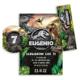 Kit Imprimible Jurassic World, Dinosaurios, Cumple, Editable