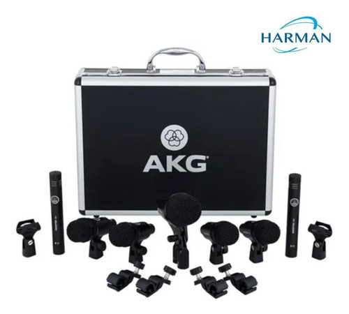 Kit De Microfone Para Bateria Akg Drum Set Session 1