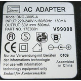 Fuente Transformador Dng-3005-a 30v 500ma