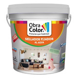 Fijador Sellador Al Agua Concentrado Obra Color X 1 Litro Color Incoloro