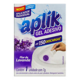 Detergente Sanitário Gel Adesivo Com Aplicador Flor De Lavanda Aplik 7g