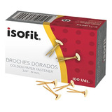 Broches Mariposa 19mm Isofit 100 Un.