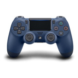 Control Joystick Inal��mbrico Sony Playstation Dualshock 4 Ps4 Midnight Blue