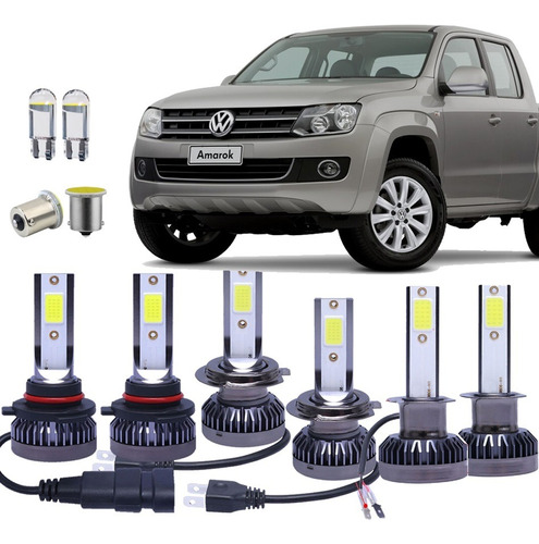 Lampara Cree Led Alta Baja Auxiliares T10 Stop Vw Amarok