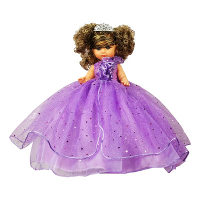 Muñeca  Quinceañera Última Recuerdo 15 Años Lila 33 Cm Risos | Envío gratis