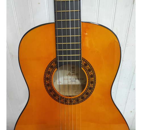 Guitarra Acustica Kapok Tamaño 3/4 Con Adornos 